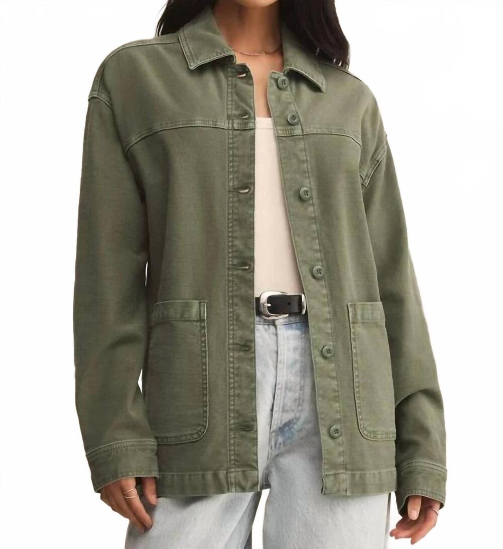 NEW Z SUPPLY on road jacket in hunter green